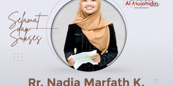 RR. Nadia Marfath K. Siswi Penyumbang Prestasi Terbanyak Tahun 2021