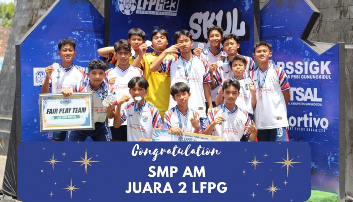SMP Muhammadiyah Al Mujahidin Juara 2 Liga Futsal Pelajar Gunungkidul 2023