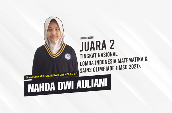 Nahda Dwi Auliani Peraih Medali Perak di Ajang Indonesia Matematika dan Sains Olimpiade 2021