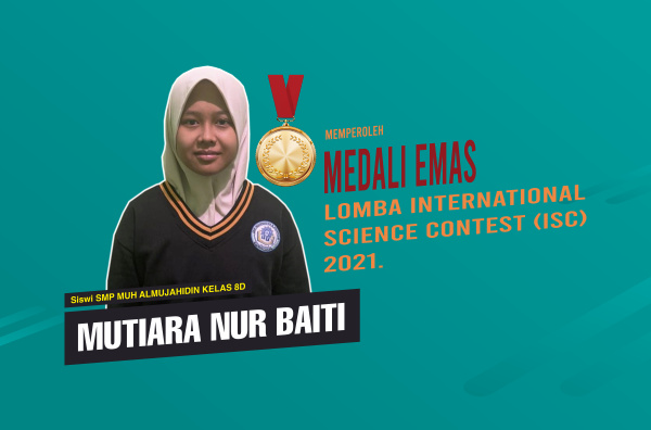 Mutiara Nur Baiti, Raih Gold Medal pada International Science Contest 2021