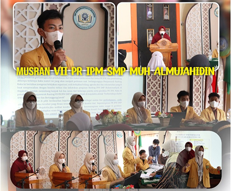 Musyawarah Ranting PR IPM SMP Muhammadiyah Al Mujahidin Periode 2022/2023