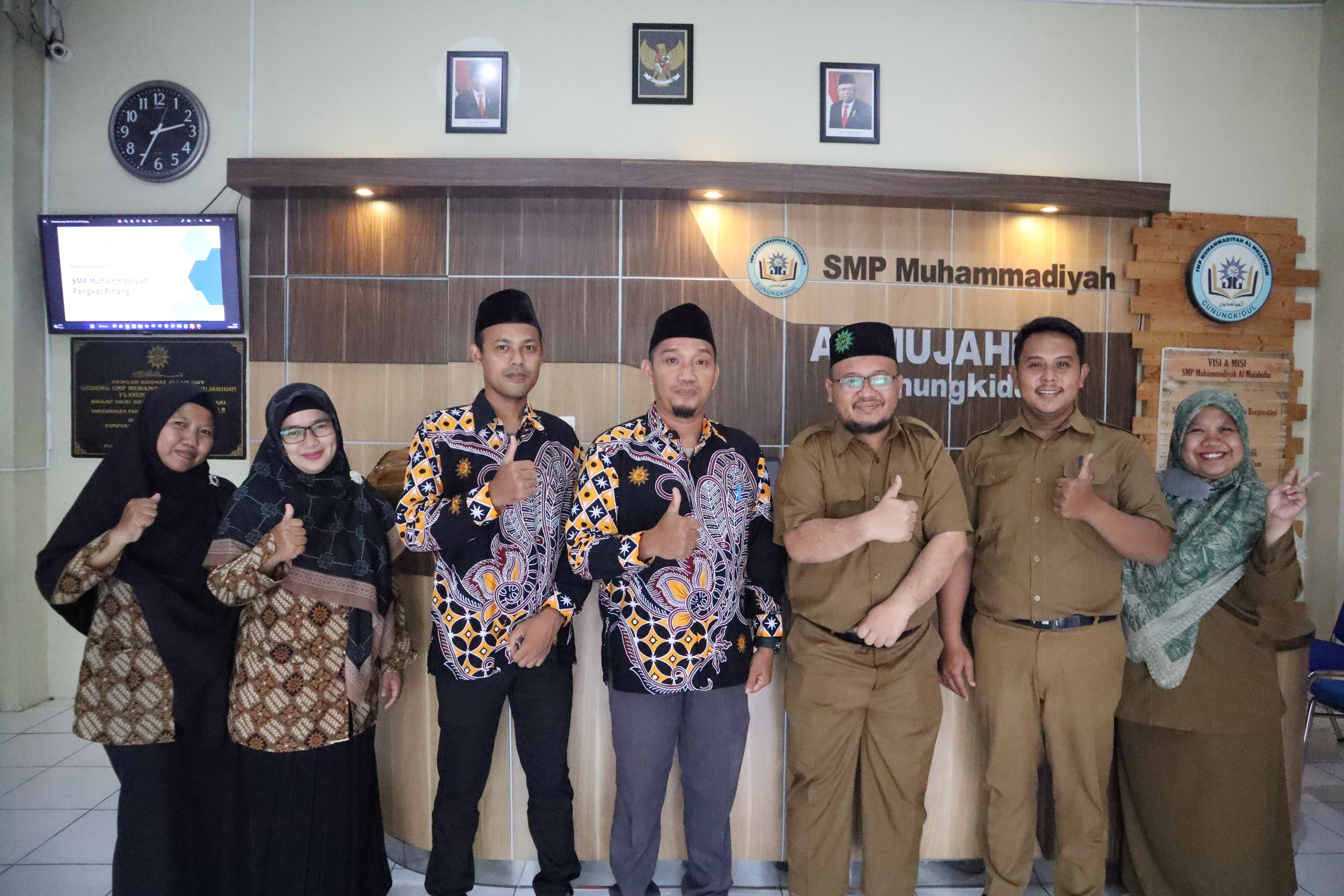Boarding School SMP Muhammadiyah Al Mujahidin Jadi Daya Tarik Studi Kerja SMP Muhammadiyah Pangkalpinang