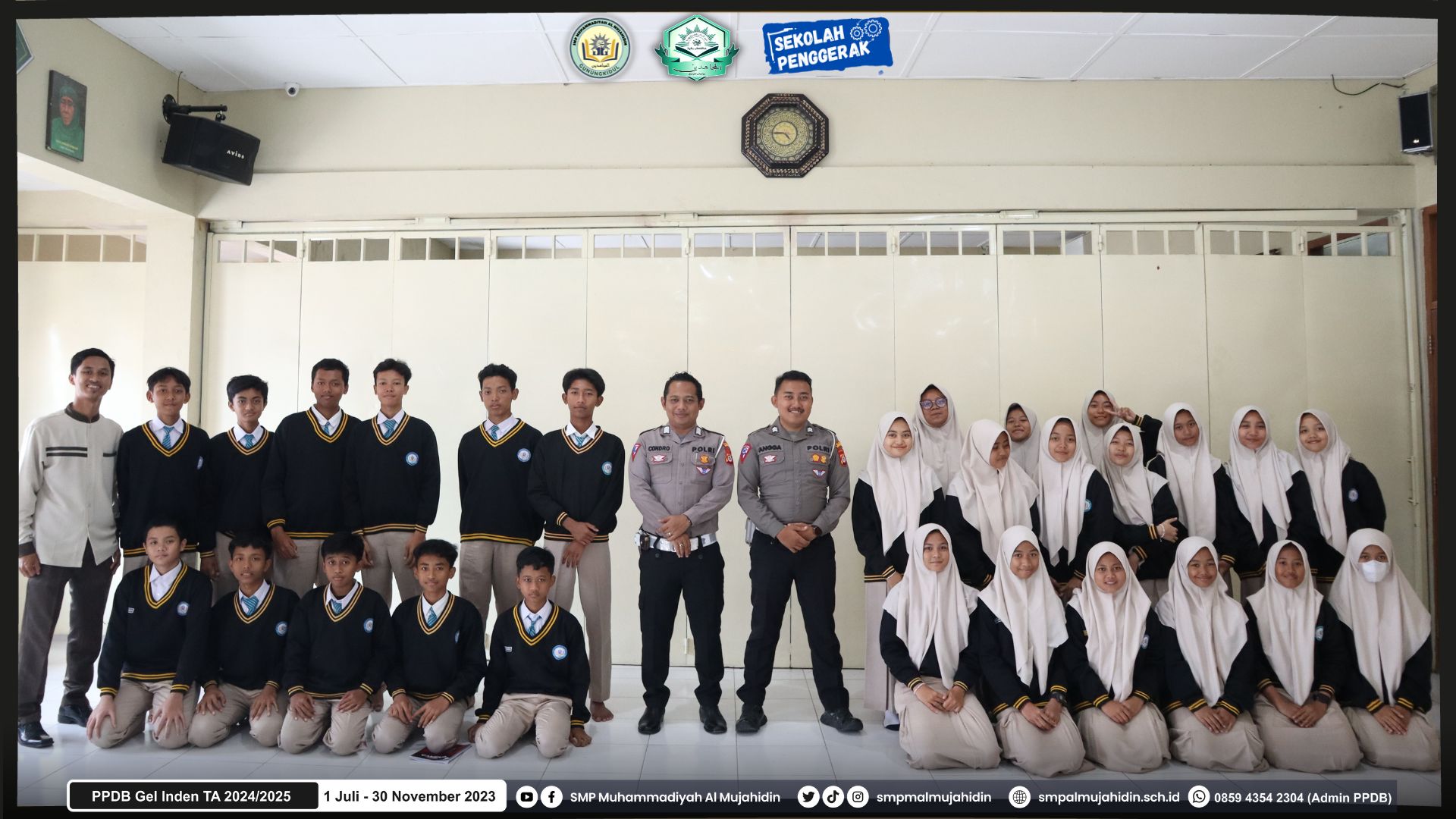 SMP Muhammadiyah Al Mujahidin Laksanakan Pelatihan PKS bersama Polres Gunungkidul