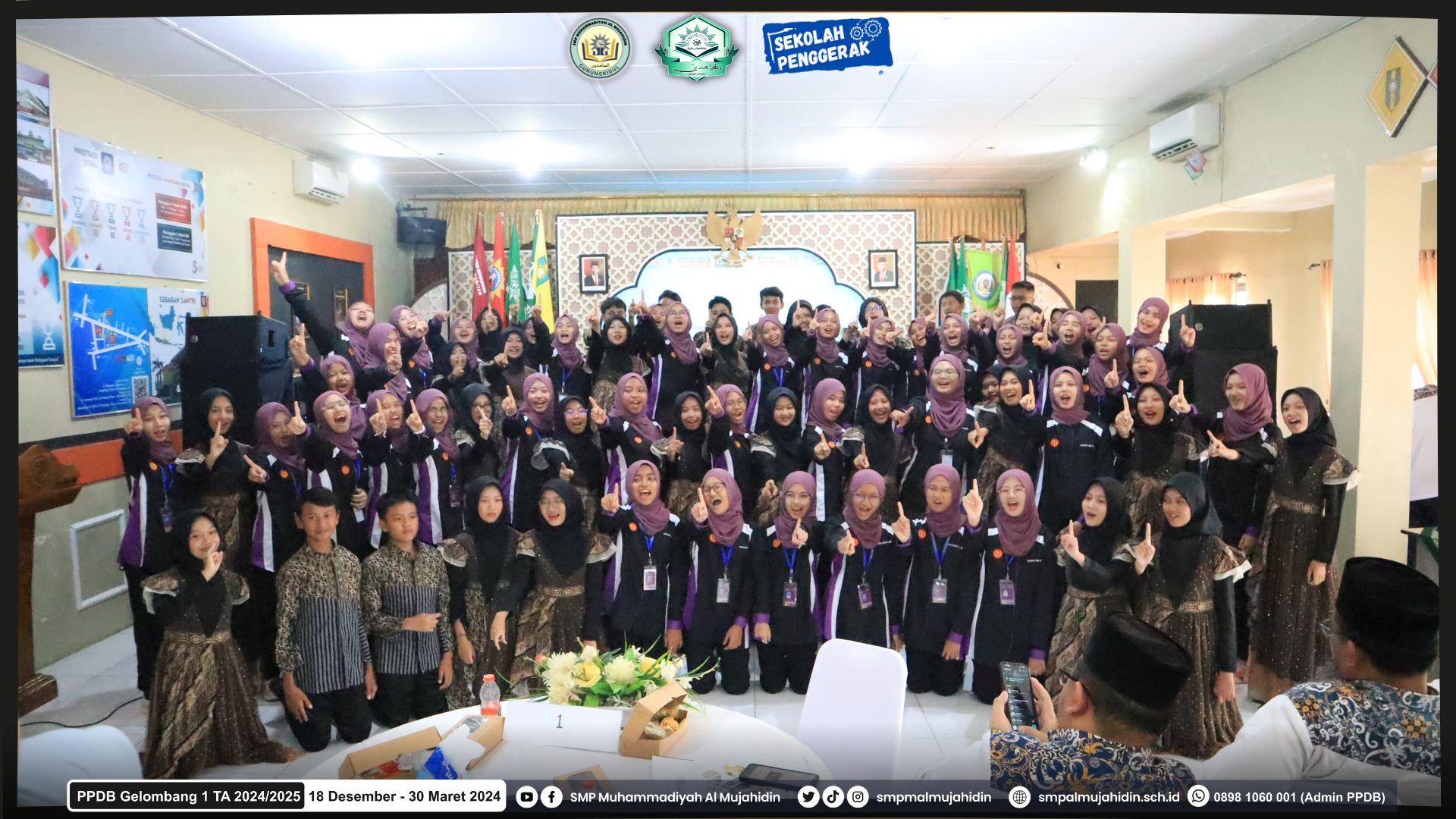 Pelajar Malaysia Berkunjung ke SMP Muhammadiyah Al Mujahidin