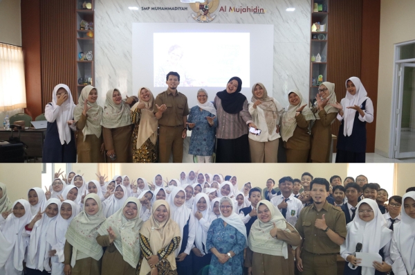 SMP Muhammadiyah Al Mujahidin Gelar Storytelling Workshop Bersama Kiran Shah, International Storyteller
